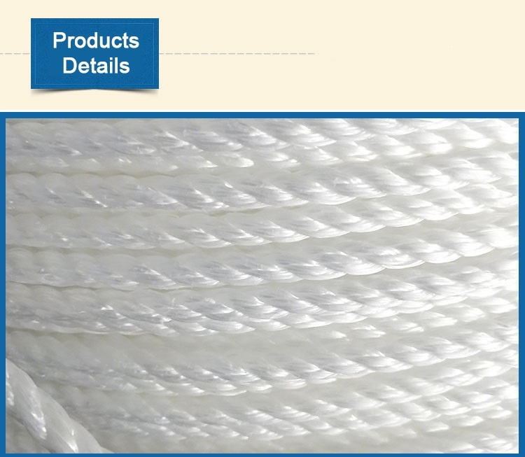 Aramid 3 strands rope